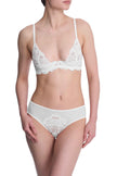 Peony Unlined Bra - Light Ivory