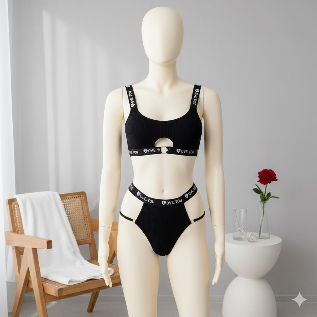 Lace Lingerie Set – Embroidered Bra & Panty | Lingeress