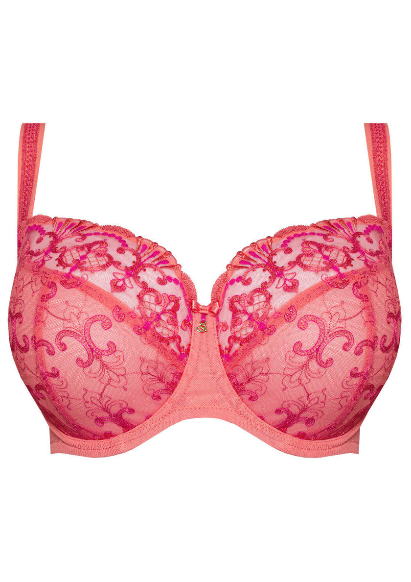 Perla Full Cup Bra - Soft Coral