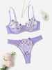 Lace Lingerie Set – Embroidered Bra & Panty