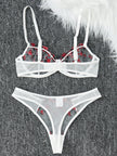 Lace Lingerie Set – Embroidered Bra & Panty
