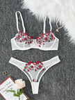 Lace Lingerie Set – Embroidered Bra & Panty